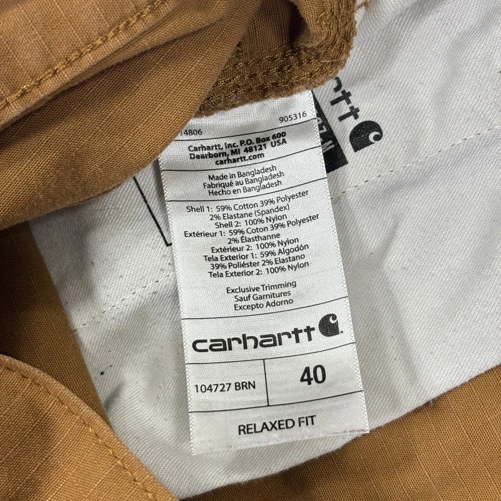 Carhartt Cargo‎ Shorts Mens 40 Ripstop Relaxed Fit Workwear Utility